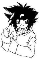 coloriage beyblade ray portrait